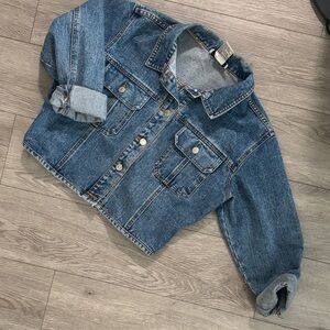 90s Vintage Cotton Ginny Blue Denim Jacket